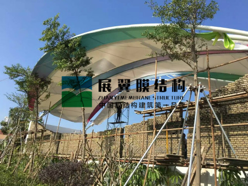 廈門海滄兒童公園張拉膜結(jié)構(gòu)看臺(tái)工程