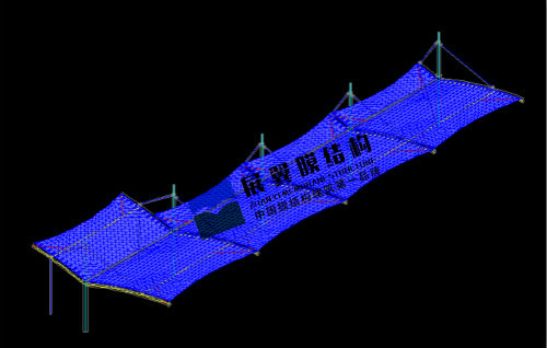 公司簽訂東莞觀嶺高爾夫豪庭張拉膜工程